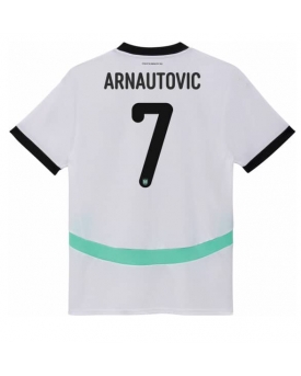 Austria Marko Arnautovic #7 Maglia Gara Trasferta Repliche Europei 2024